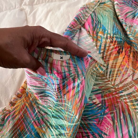 Hurley Floral Fringe Cover Up - Picture 7 of 7